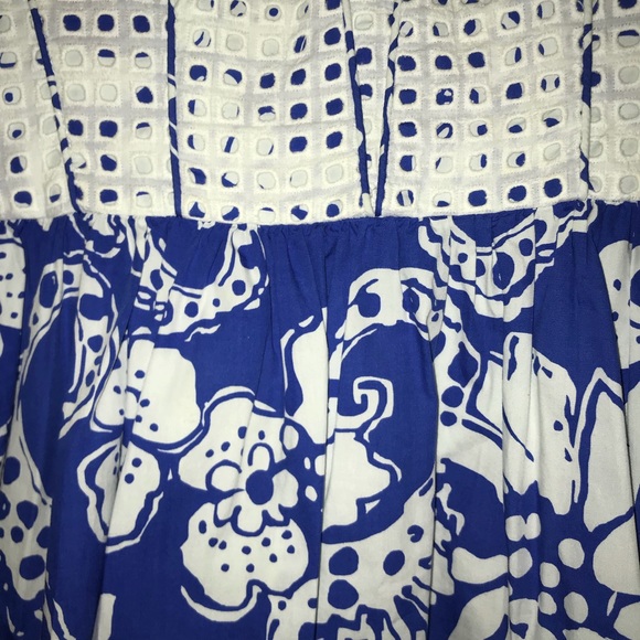 Lilly Pulitzer Ferris Strapless Cotten Eyelet - Picture 3 of 6